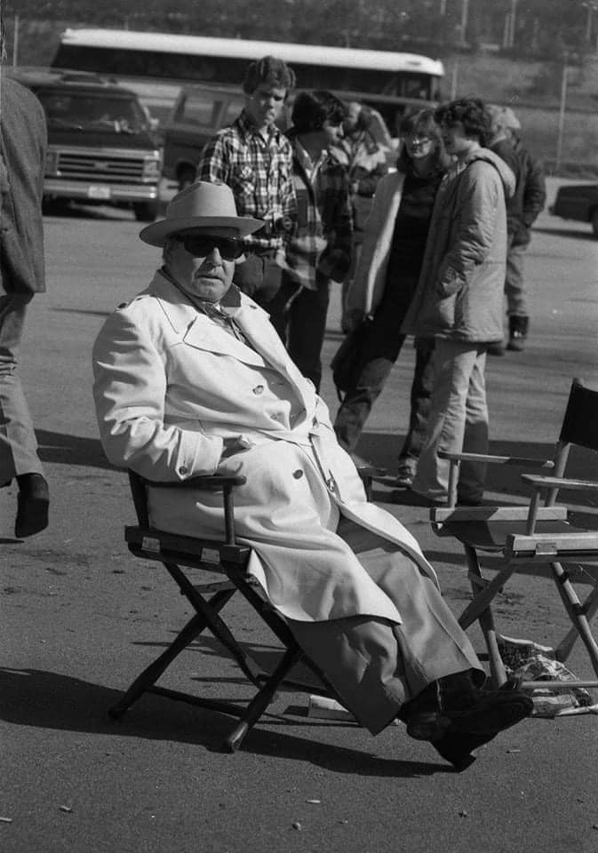 Smokey and the Bandit movie behind the scenes - Jackie Gleason.