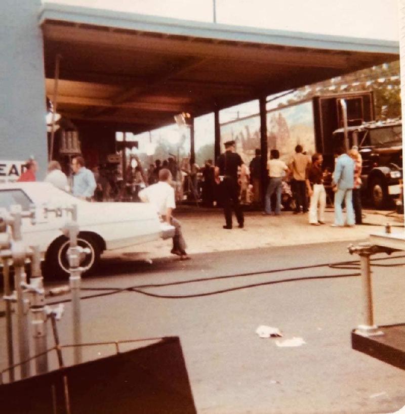 Smokey and the Bandit movie behind the scenes - Snowman's rig.