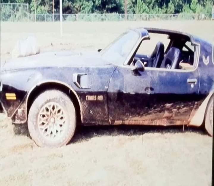 Smokey and the Bandit movie behind the scenes - One of 3 Trans Ams used in making movie.