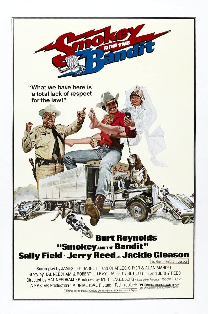 Smokey and the Bandit movie poster.